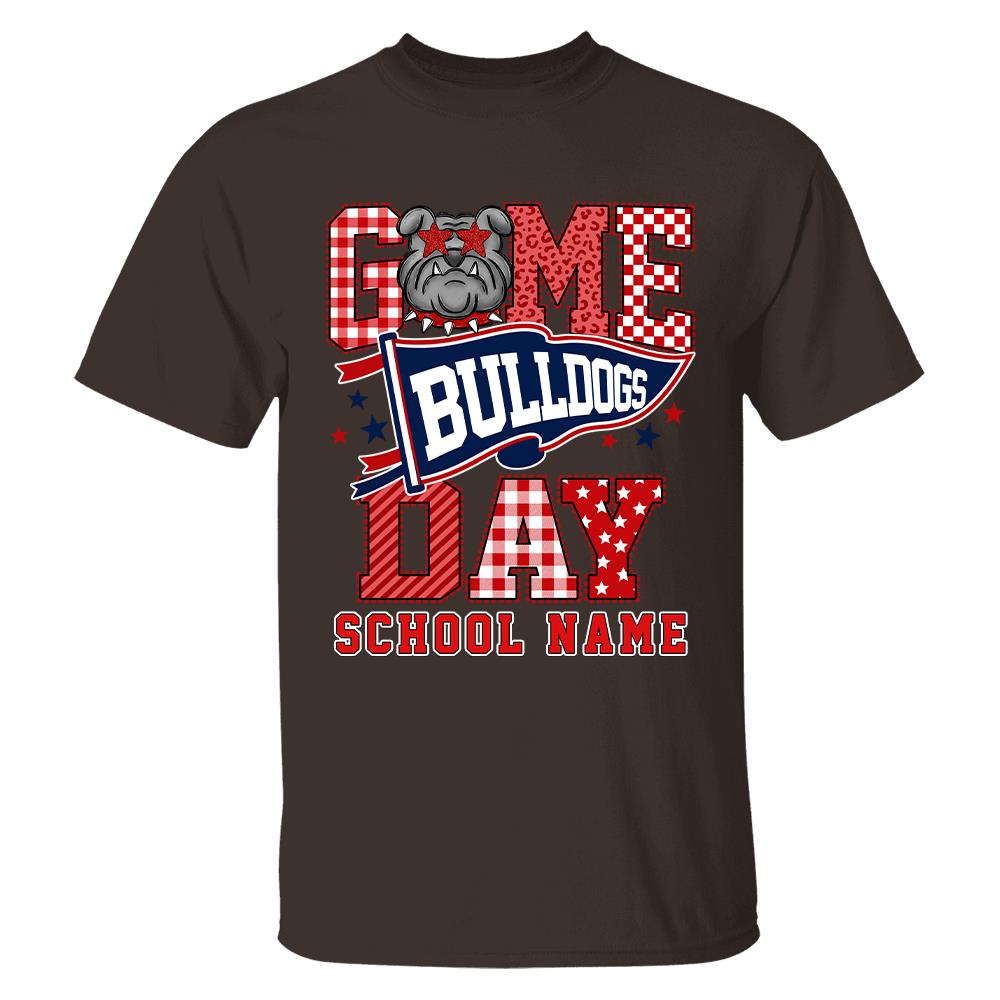 Custom School Mascot Game Day Shirt , School Spirit L0411 Hv01