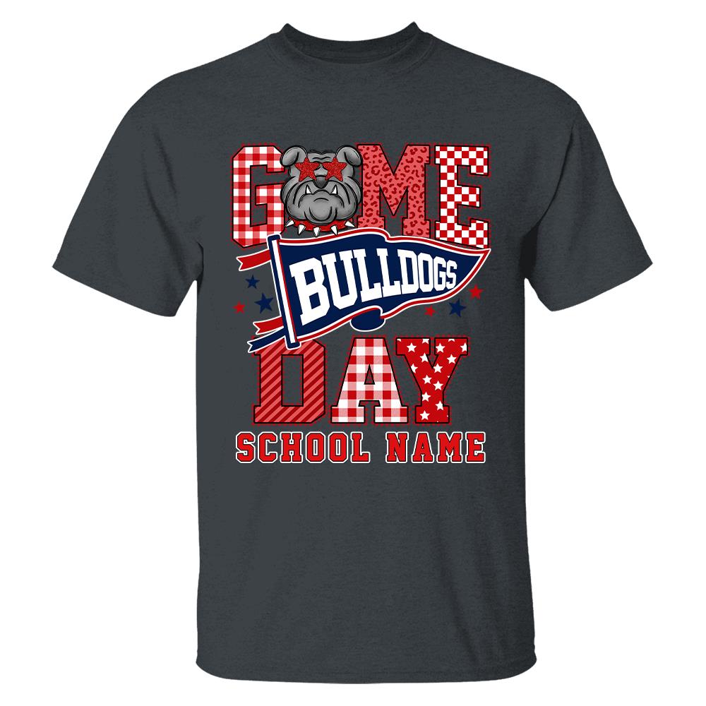 Custom School Mascot Game Day Shirt , School Spirit L0411 Hv01