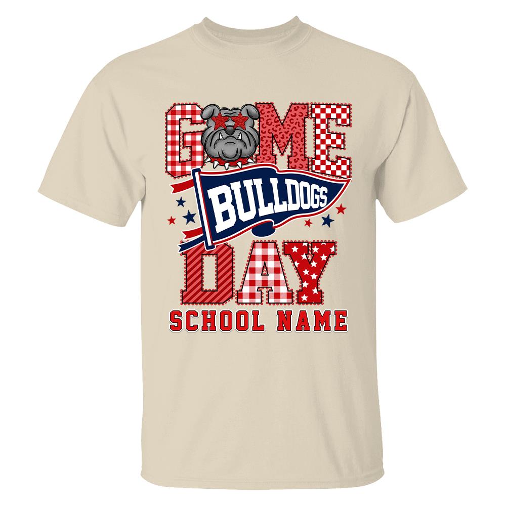 Custom School Mascot Game Day Shirt , School Spirit L0411 Hv01
