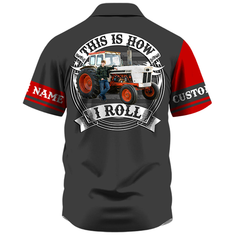 I Still Play With Tractors - Custom Photo Farming Shirt - Personalized Name Farming Shirt T1807 Hv01