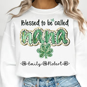 Blessed To Be Called Grandma - Personalized Shirt Lucky St. Patrick Day For Nana Mimi NA04 Hn01