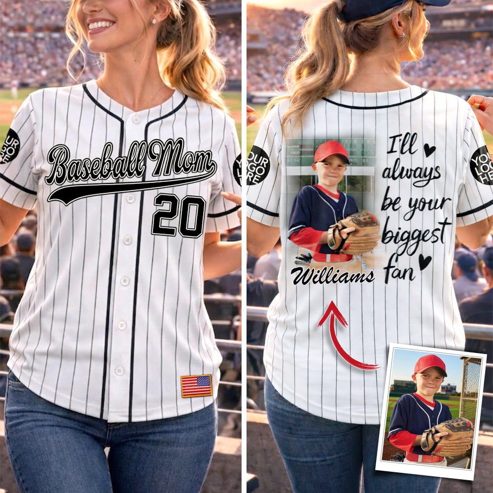 Baseball Jersey - Custom Photos - Personalized Jersey For Baseball Lovers NA04 Hv01