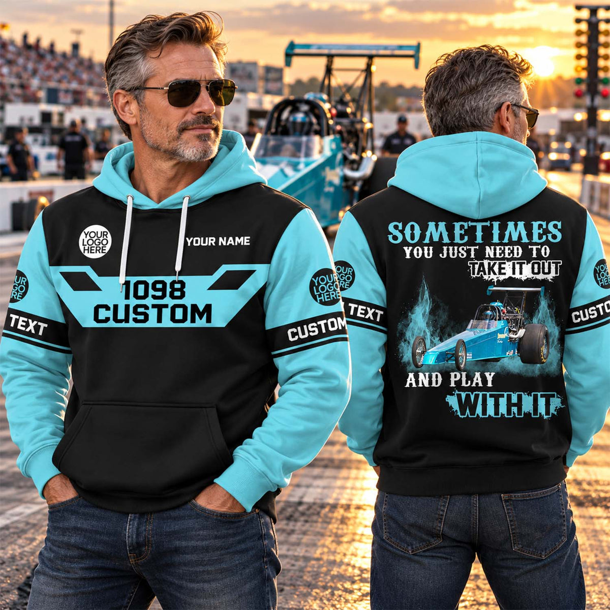Take It Out & Play - Personalized Drag Racing Photo All Over Print Shirts - Gift For Racing Fans A2110 Pt99 KL07