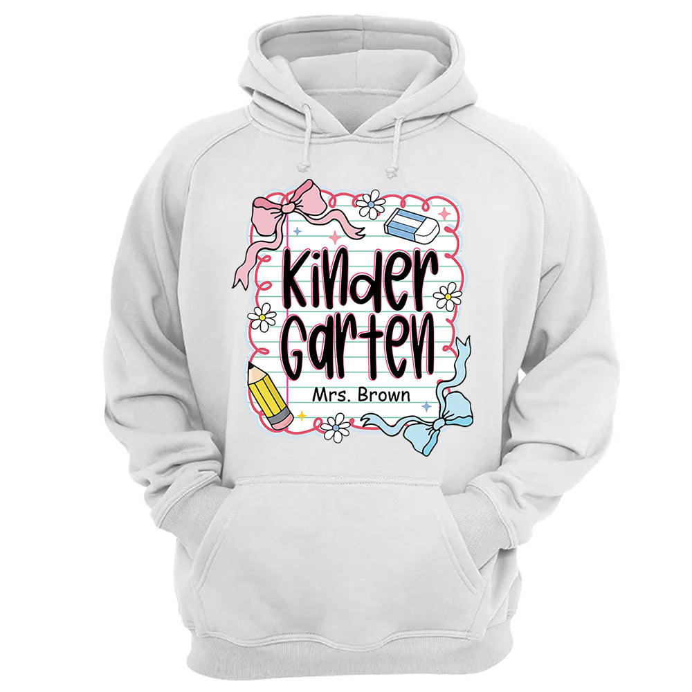 Preppy Teacher First Day of School Personalized Shirt Do99