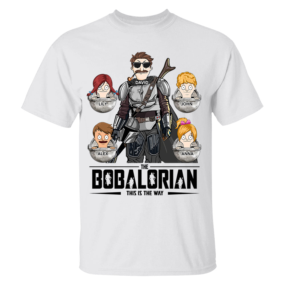 The Bobalorian This Is The Way Personalized Shirt - Custom Gift For Dad, Grandpa Nh00