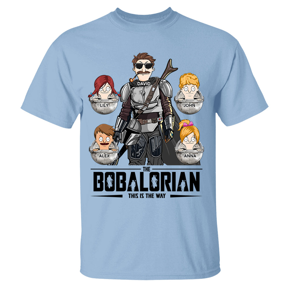 The Bobalorian This Is The Way Personalized Shirt - Custom Gift For Dad, Grandpa Nh00