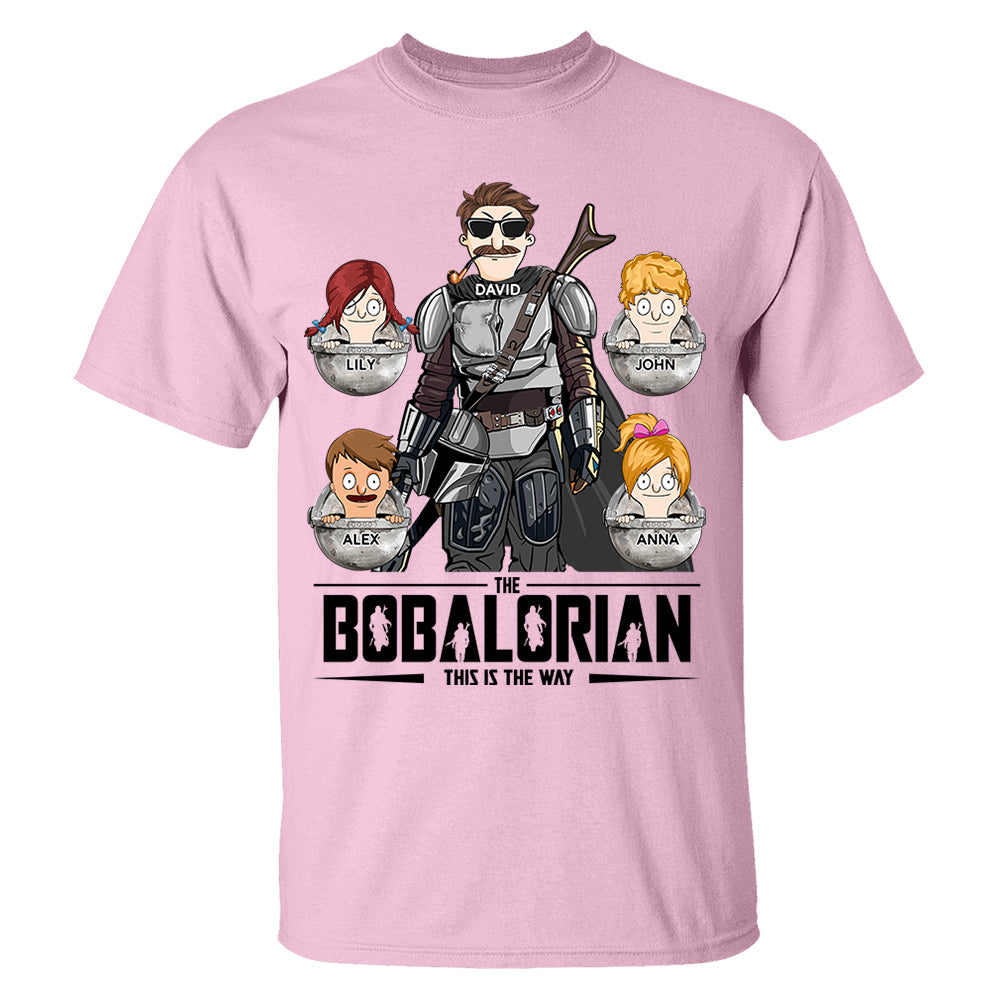 The Bobalorian This Is The Way Personalized Shirt - Custom Gift For Dad, Grandpa Nh00