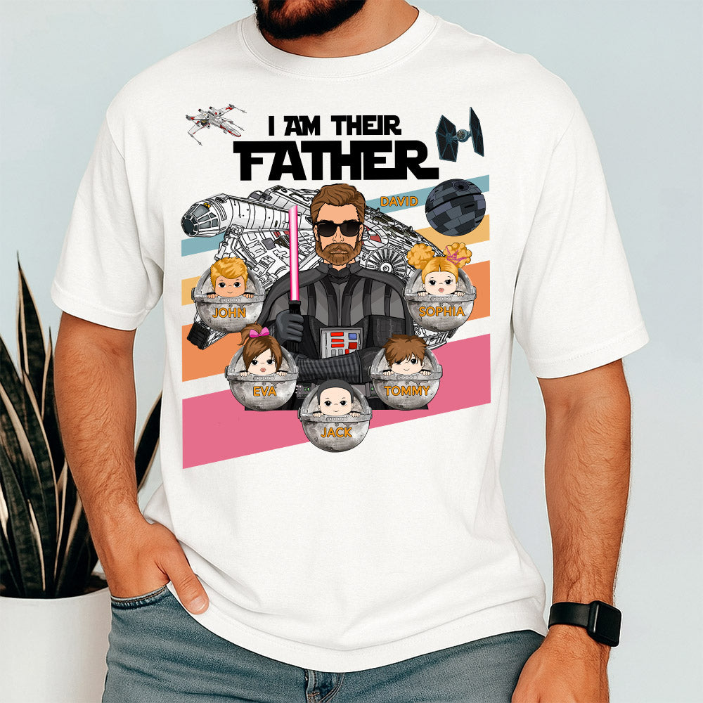 Personalized I Am Their Father Shirt, Custom Nickname Shirt, Gift For Dad T1807 PT99