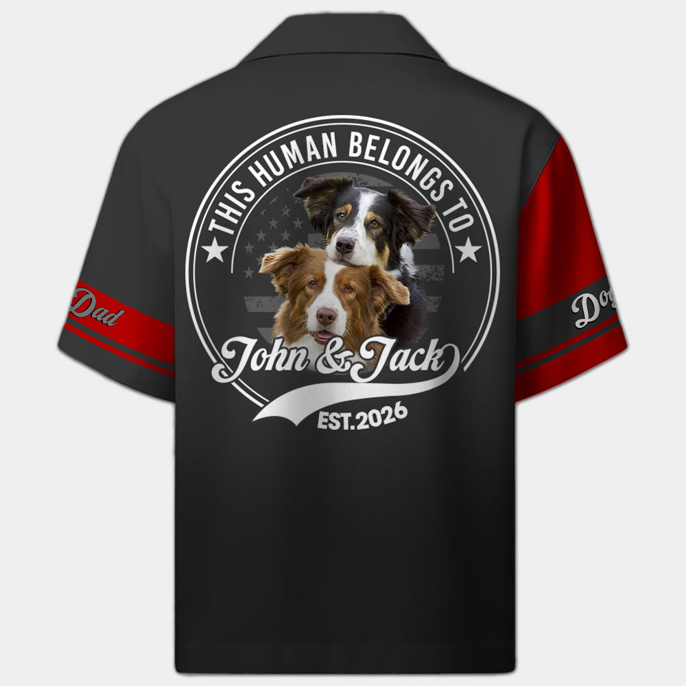 Life Is Better With A Dog - Personalized Short Sleeve Silk Shirt - Custom Photo Dog Gift For Dog Lover T1807