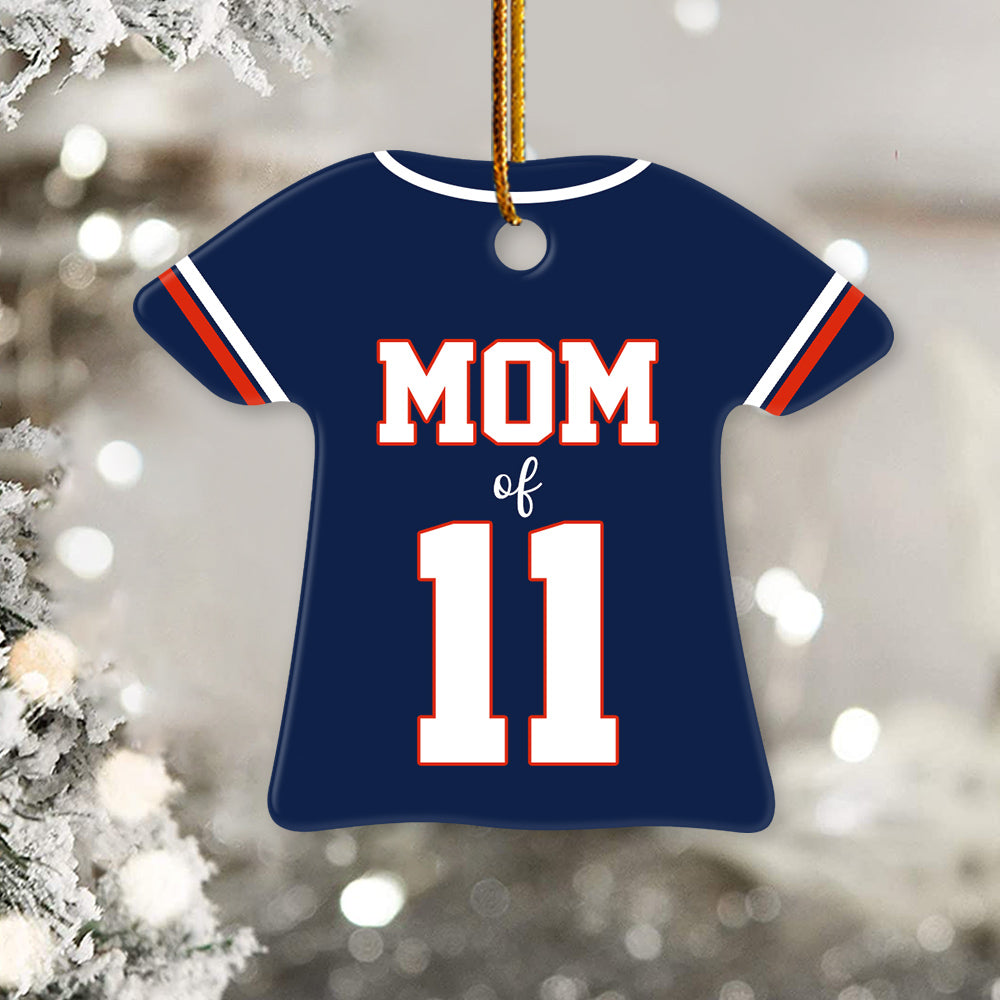 I'll Always Be Your Biggest Fan - Personalized Ceramic Jersey Ornament For Football Lovers NA04  Do99
