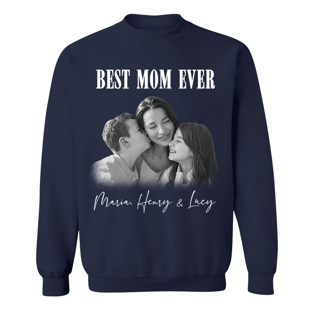 Trending Vintage Best Mom Ever - Personalized Shirt - Mother's Day Gift For Mom Nh00
