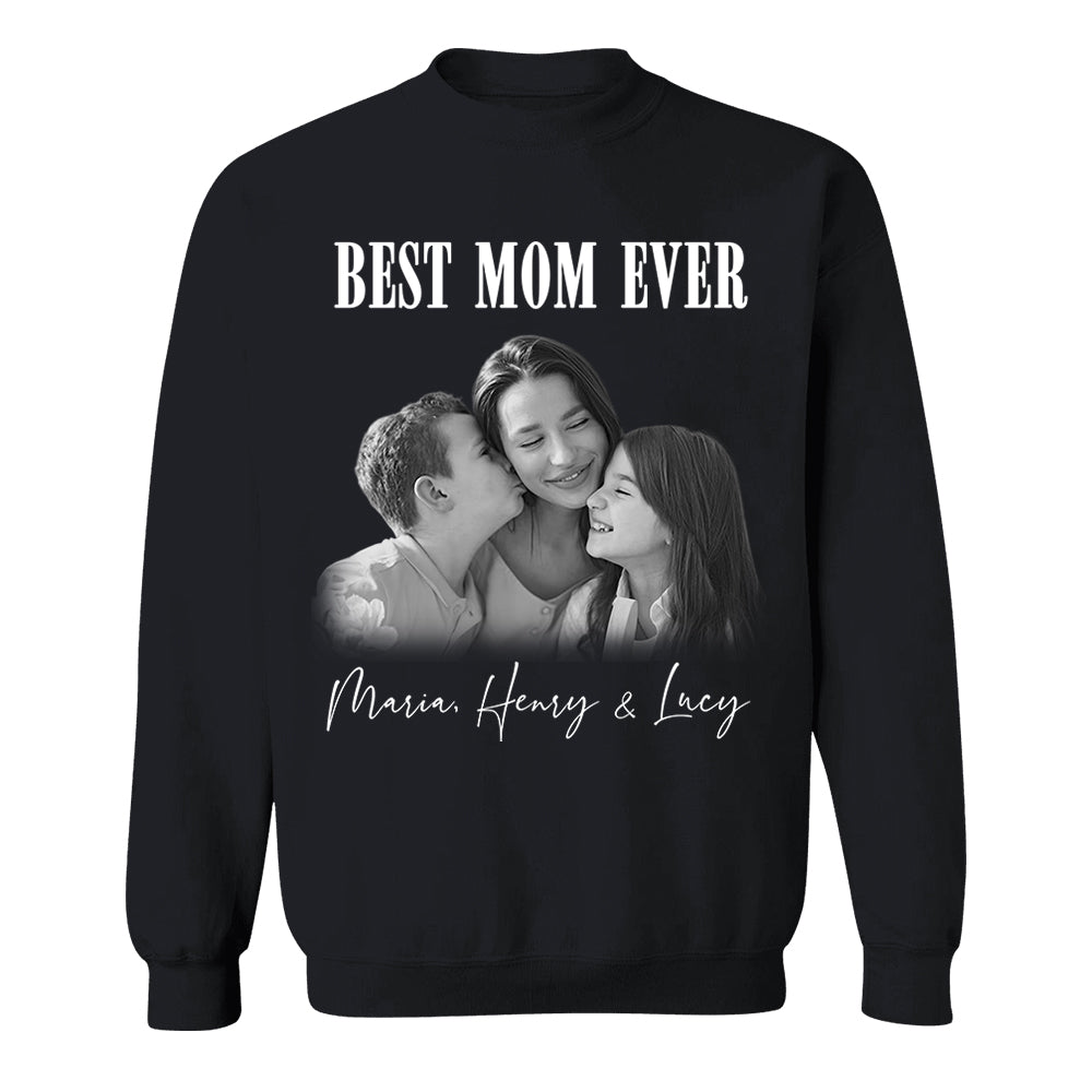 Trending Vintage Best Mom Ever - Personalized Shirt - Mother's Day Gift For Mom Nh00
