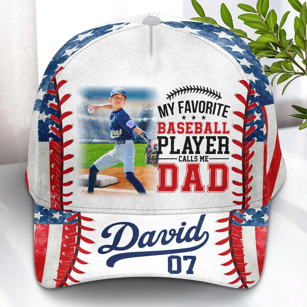 My Favorite Player Calls Me Mom - Personalized Classic Cap Tu20