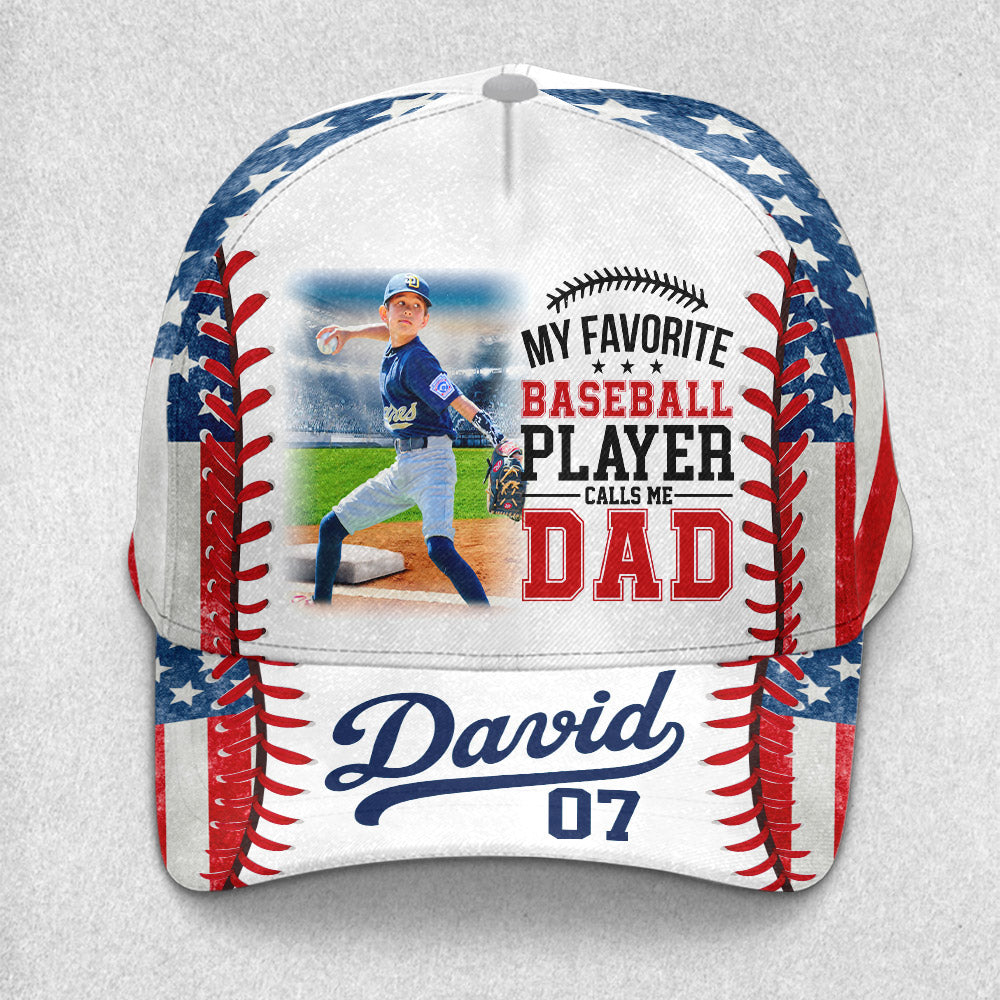 My Favorite Player Calls Me Mom - Personalized Classic Cap Tu20