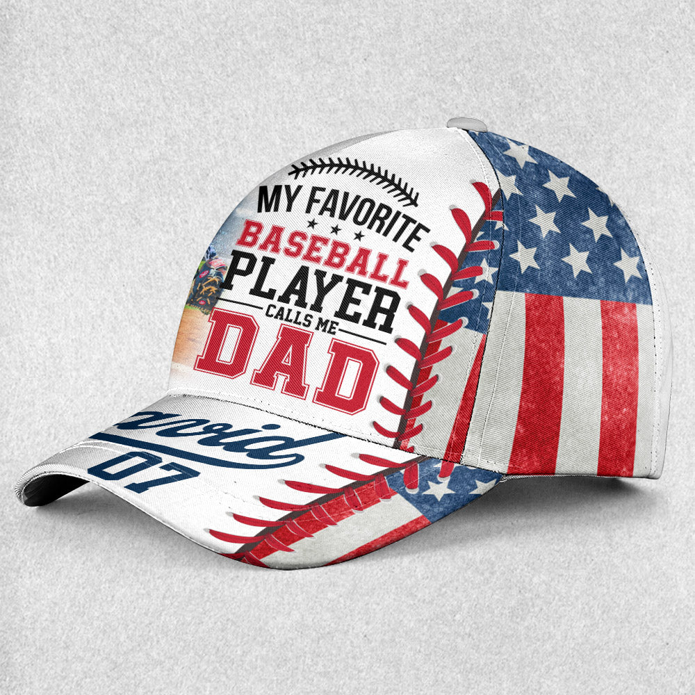 My Favorite Player Calls Me Mom - Personalized Classic Cap Tu20