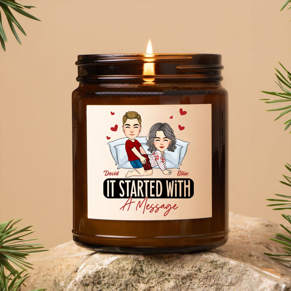 Personalized Candle For Couples - You Are The Best Thing I've Found on The Internet NA04 Tu20