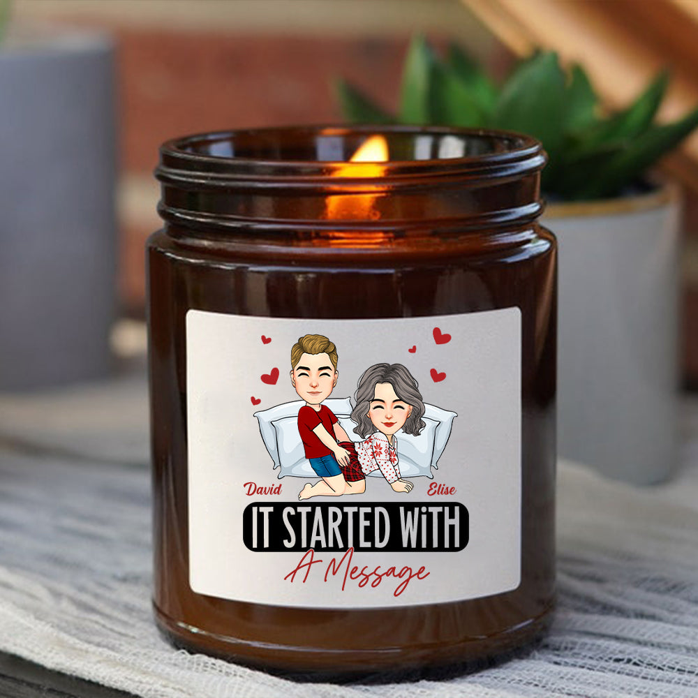 Personalized Candle For Couples - You Are The Best Thing I've Found on The Internet NA04 Tu20