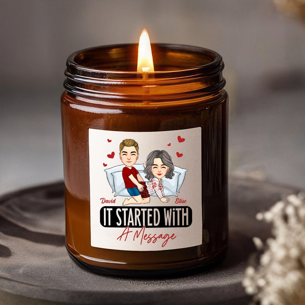 Personalized Candle For Couples - You Are The Best Thing I've Found on The Internet NA04 Tu20