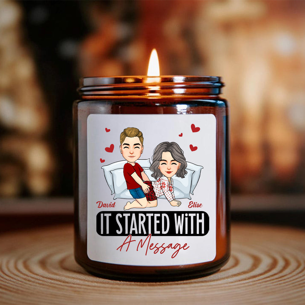 Personalized Candle For Couples - You Are The Best Thing I've Found on The Internet NA04 Tu20