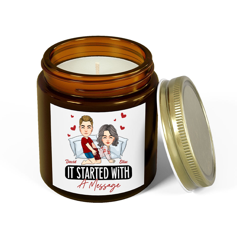 Personalized Candle For Couples - You Are The Best Thing I've Found on The Internet NA04 Tu20