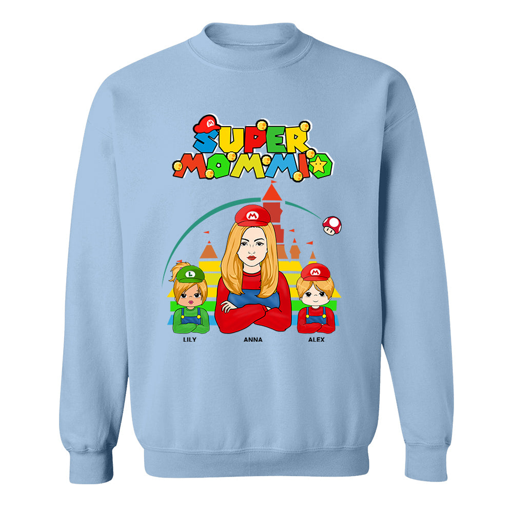 Super Mommio - Personalized Gamer Shirt Nh00