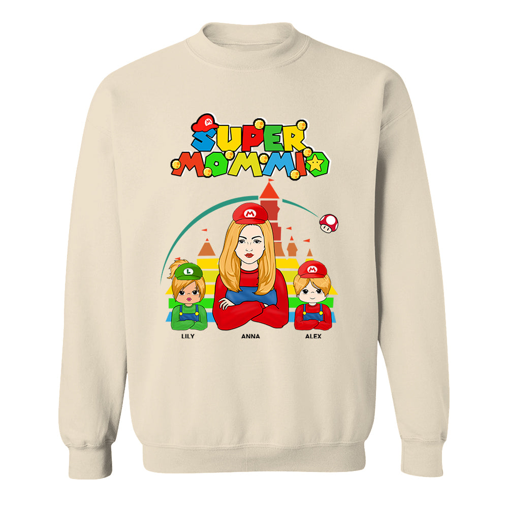 Super Mommio - Personalized Gamer Shirt Nh00