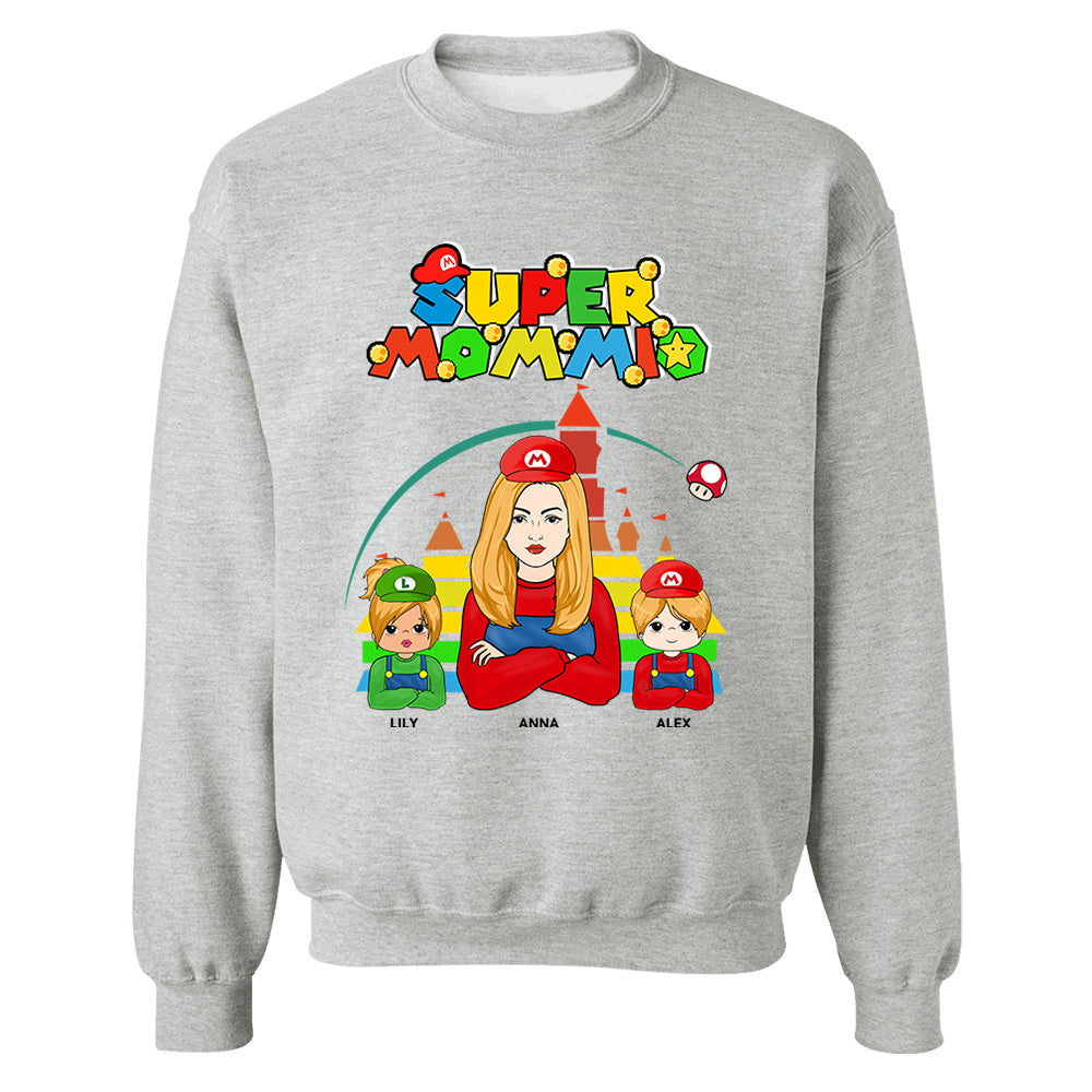Super Mommio - Personalized Gamer Shirt Nh00