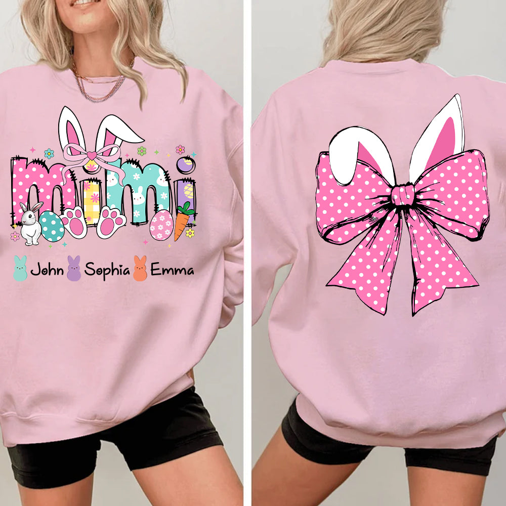 Custom Mama Easter Coquette Bow Shirt - N3005 Hn01