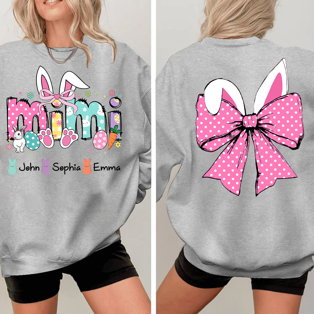 Custom Mama Easter Coquette Bow Shirt - N3005 Hn01