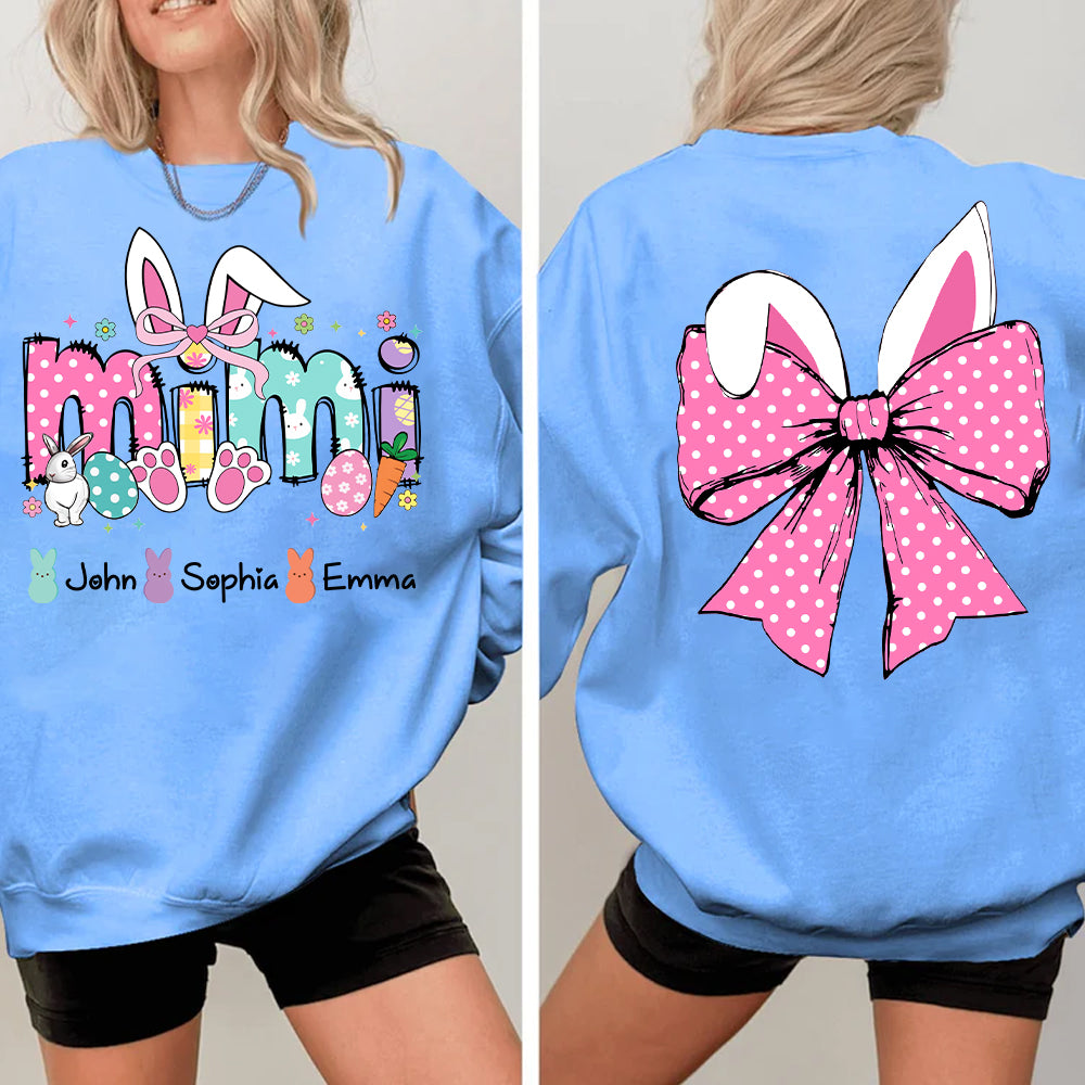 Custom Mama Easter Coquette Bow Shirt - N3005 Hn01