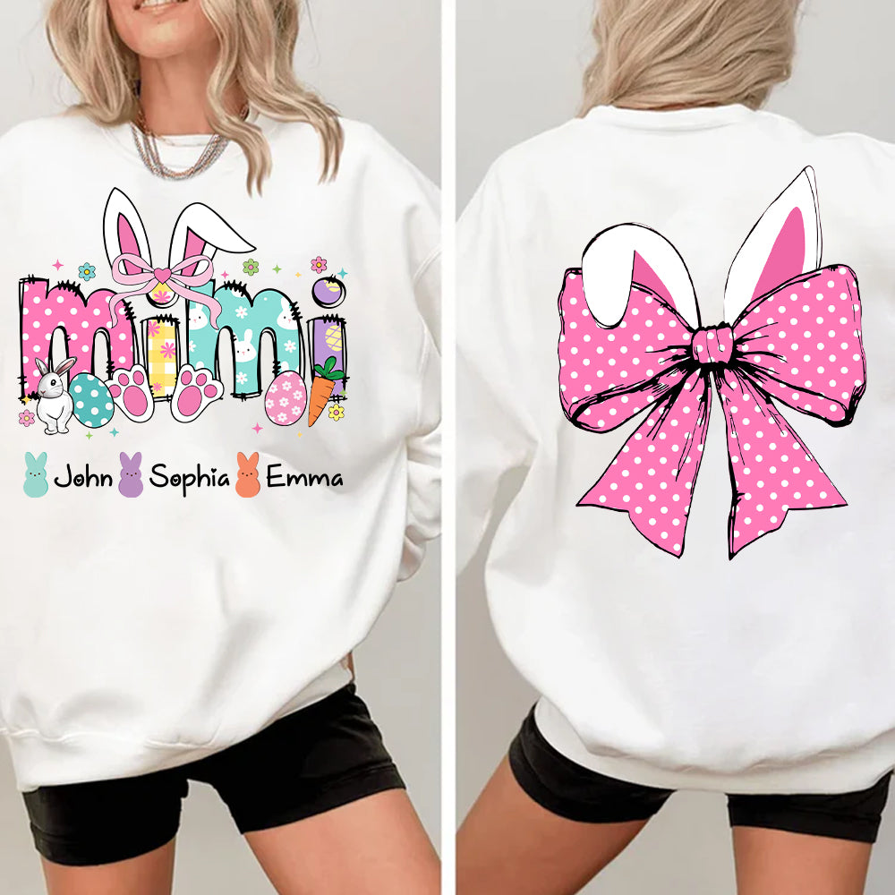 Custom Mama Easter Coquette Bow Shirt - N3005 Hn01