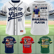 He’s Not Just My Son, He Also My Favorite Baseball Player, Custom Photo Baseball Game Day Baseball Jersey, Gift For Baseball Lovers A1302 Tu20