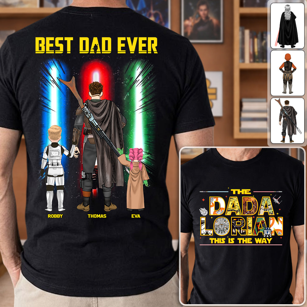 Best Dad Ever - I Am Their Father Personalized Shirt Gift For Dad - Custom Father's Day Gift Na02 Hv01