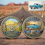 Custom Car's Photo Commemorative Coin - Celebrate U.S. Route 66 Centennial Commemorative Coin A2110 Pt99