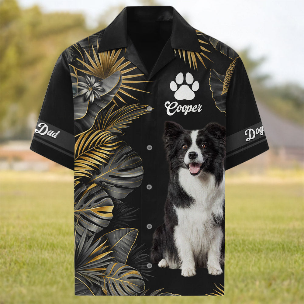 This Human Belongs To, Custom Photo Dog, Personalized Short Sleeve Silk Shirt, Gift For Dog Lover T1807 Pt99 