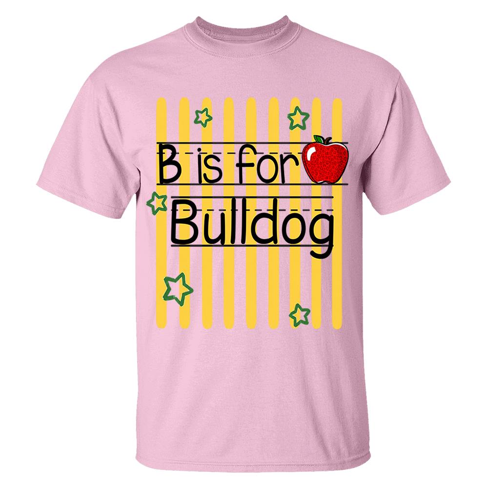 Nh00-Personalized Retro Stripe School Mascot Custom Apple Name Teacher T-Shirt, Custom Gifts For Teacher Nh00-01.08.2026