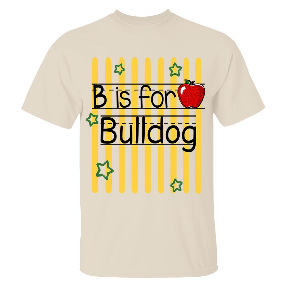 Nh00-Personalized Retro Stripe School Mascot Custom Apple Name Teacher T-Shirt, Custom Gifts For Teacher Nh00-01.08.2026