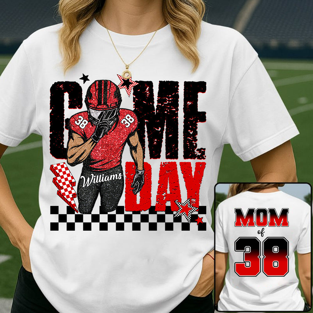 Custom Game Day Shirt, Football Mom, Game Day, Sports Mom, Football Mom TD22