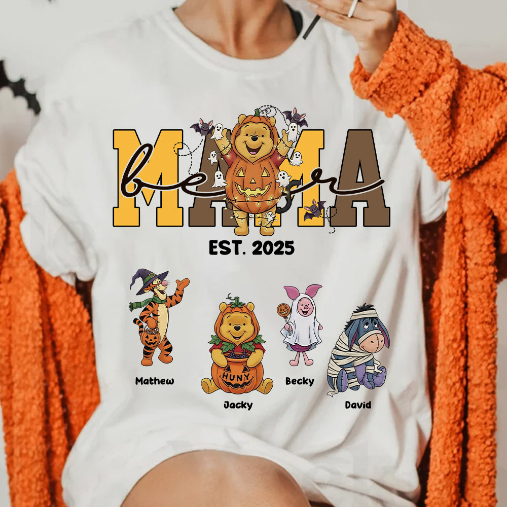Nana Bear Personalized Halloween Shirt Gift For Grandma