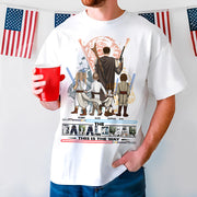 Best Dad Ever - The Dadalorian Personalized Shirt Gift For Dad - Custom Father's Day Gift 2025 New