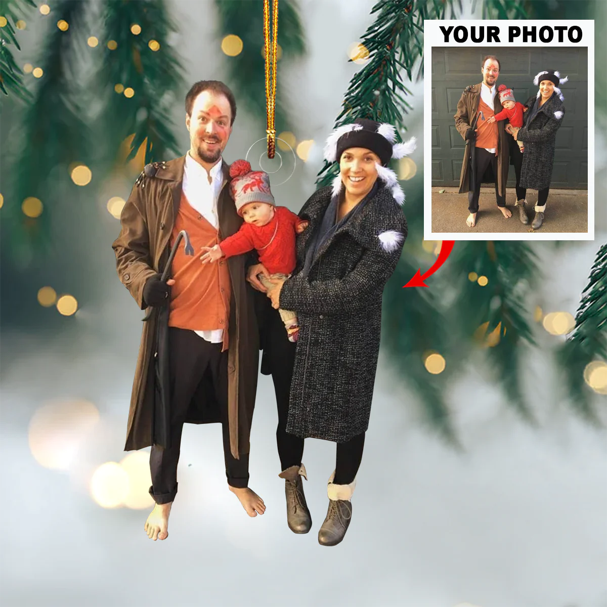 Photo Mica Ornament - Customized Your Photo Ornament