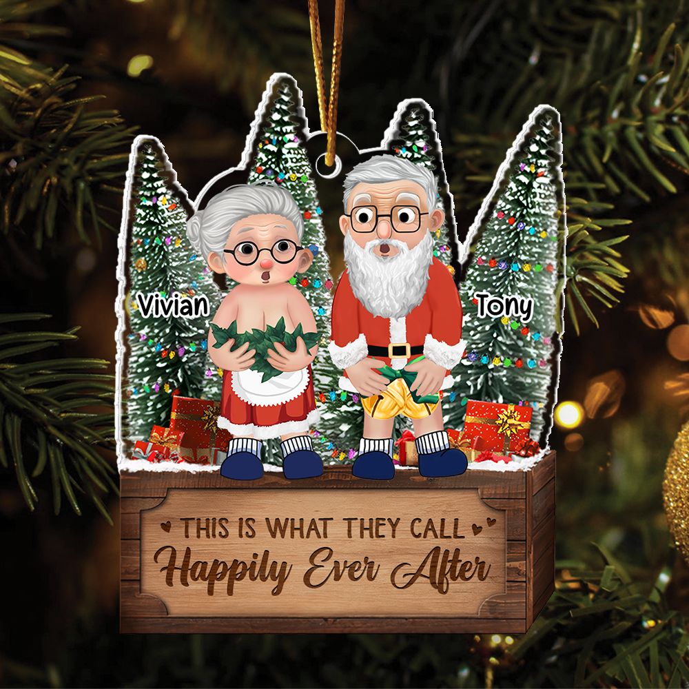 I Want To Grow Old With You - Personalized Couple Ornament
