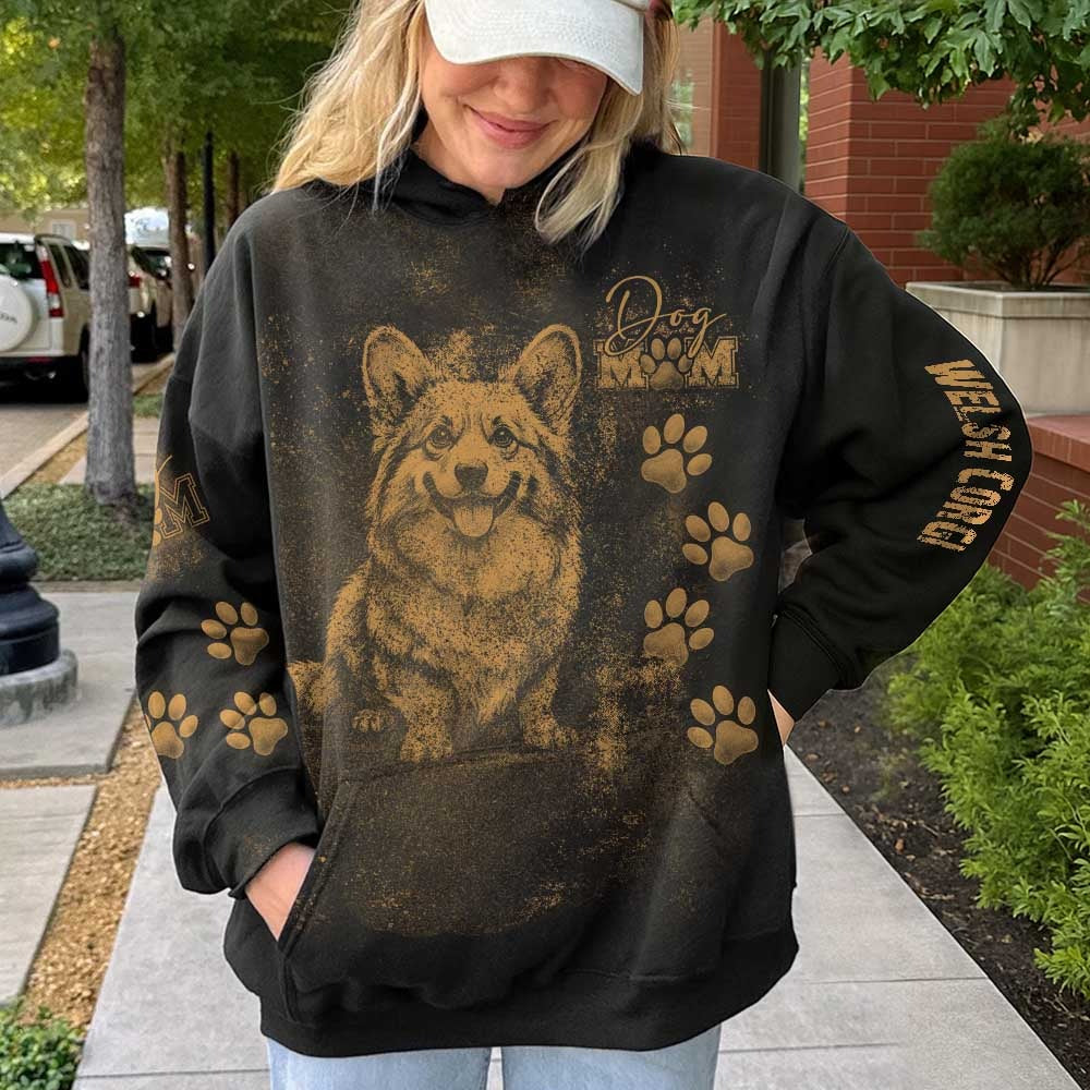 Personalized Welsh Corgi Bleach Style Dog Mom Shirt For Dog Lovers