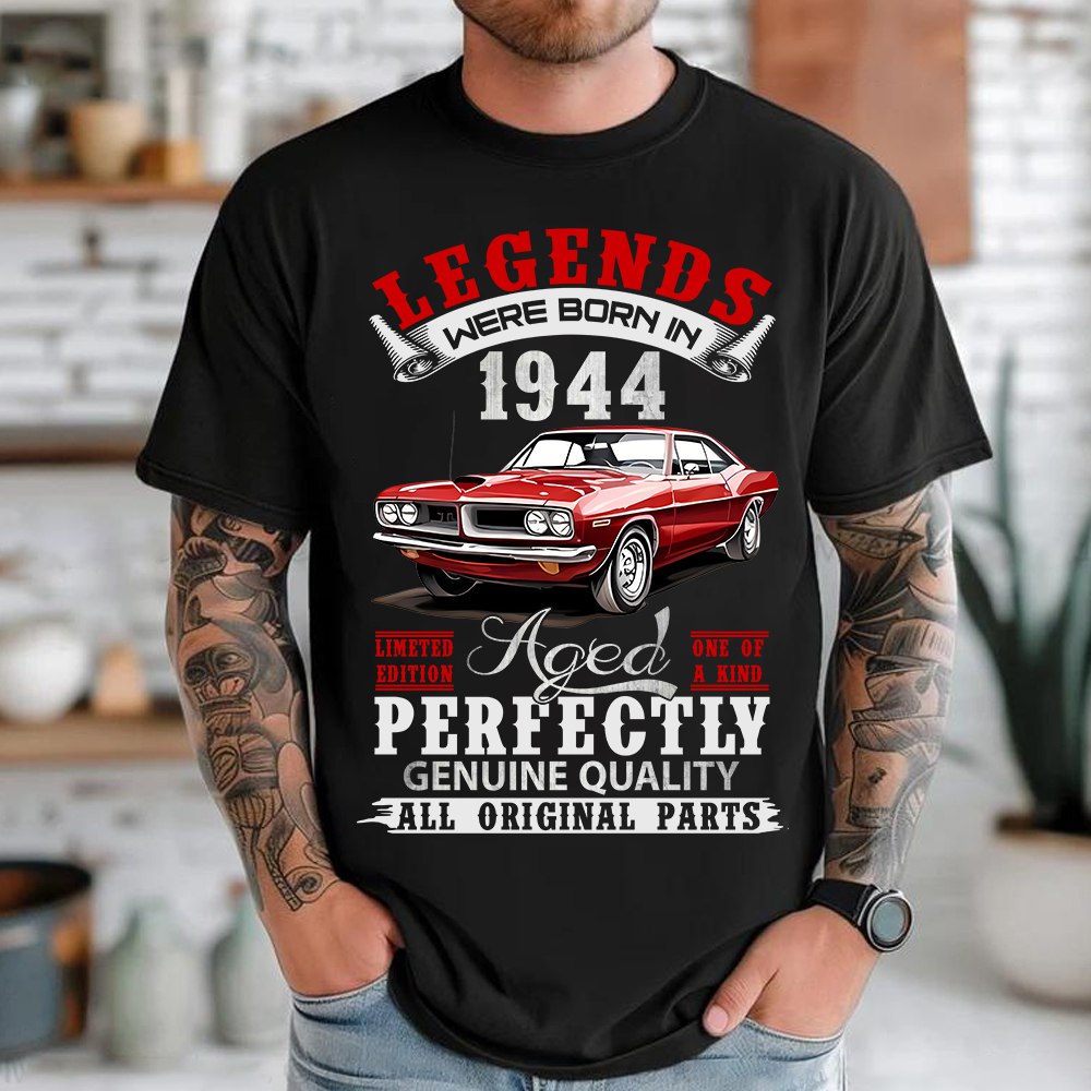 Leagends Were Born IN Custom Cars Shirt For Car Lovers