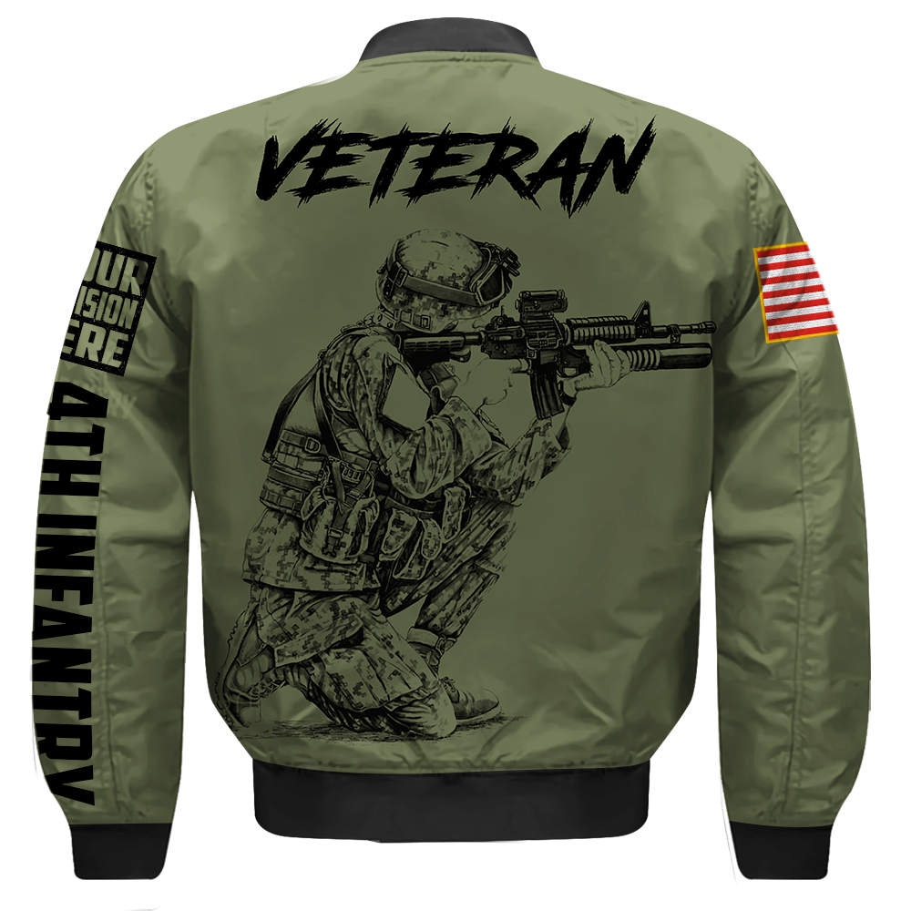 Personalized Shirt Veteran Customize All Branches,Division and Rank Name Veteran All Over Print Shirt K1702