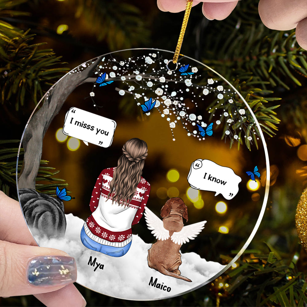 I Miss You - Memorial Gift For Pet Lovers, Dog Mom, Dog Dad, Cat Mom, Cat Dad