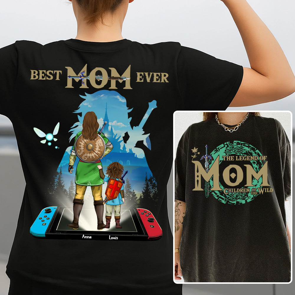 Personalized Gifts For Mom Shirt The Legend Of Mom Shirt - Children Of The Wild Shirt