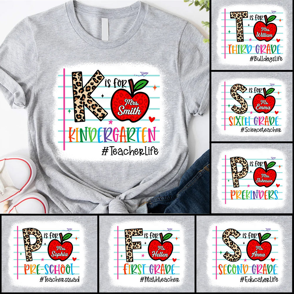 Welcome Back To School Personalized Shirt Custom School Level Name
