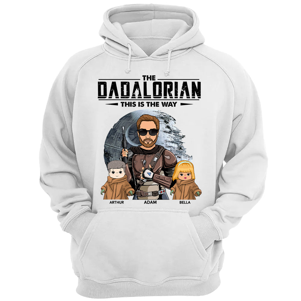 The Dadalorian With Kids - Personalized Shirt Gift For Dad Mom