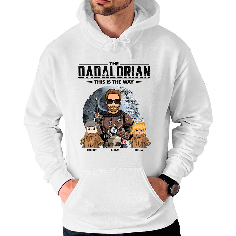 The Dadalorian With Kids - Personalized Shirt Gift For Dad Mom